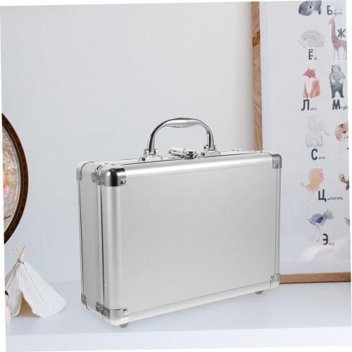 Aluminum Tool Case with ImpactResistant Shell, Lockable Latches, Heavy Duty Organizer 2