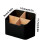 Multi-Function Storage Box TV Air Conditioner Remote Control Organizer Practical Tissue Box Home Cosmetic Storage Black 10