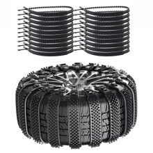 Car Snow Chains for BMW 5 Series, TPU Reusable, Fits 165275mm Tires, Improved Winter Traction, 20pcs Black