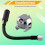 Drum Microphone Stand Pressing Ring Microphone Holder with Gooseneck Drum Accessories 4