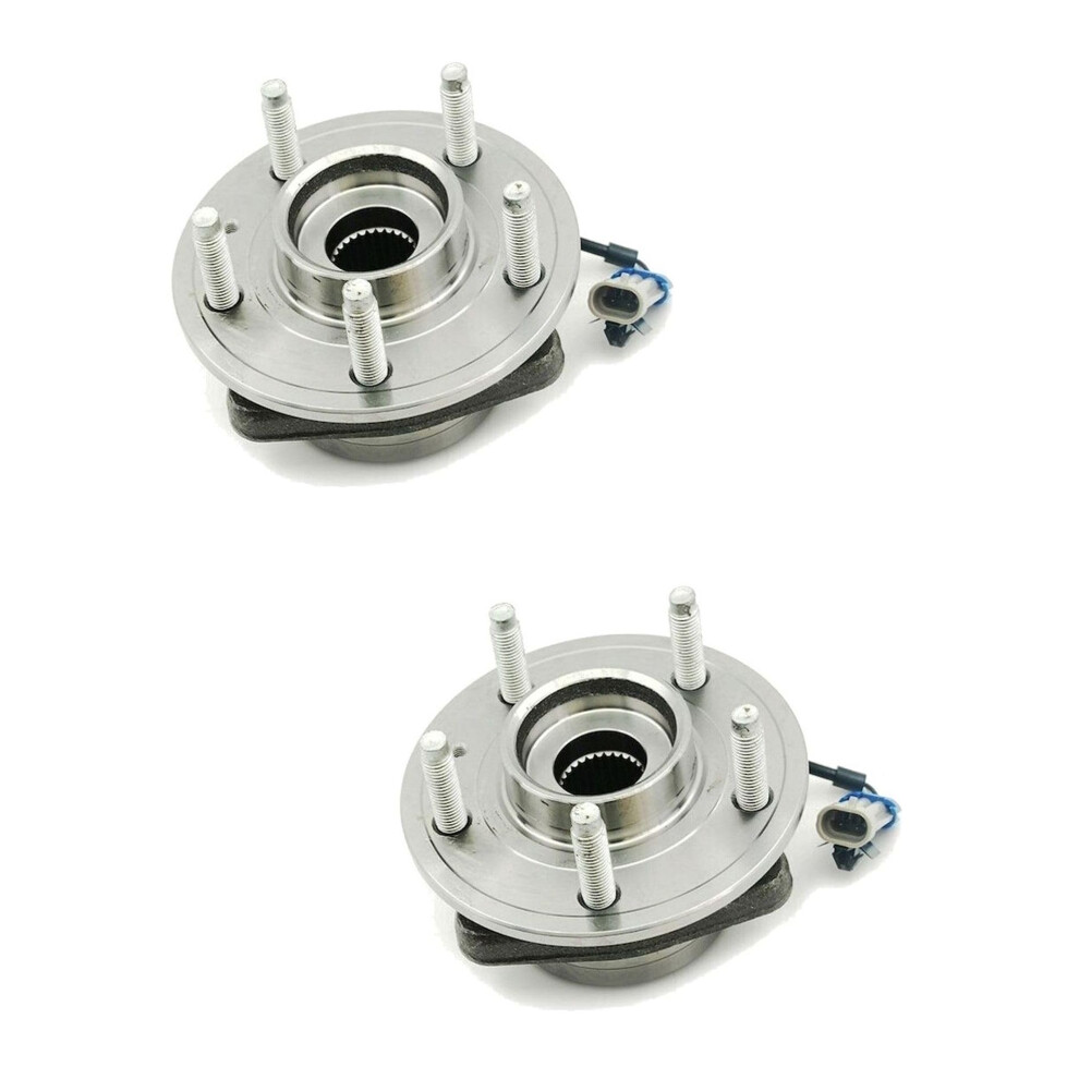 Front Wheel Hub Assembly 2 Set For Saturn Vue 20082010 2.4L 3.5L 3.6L With Abs Direct Replacement 9174973130130