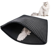 Large Waterproof Cat Litter Mat 65x75cm Double Layer Design NonSlip Easy Clean