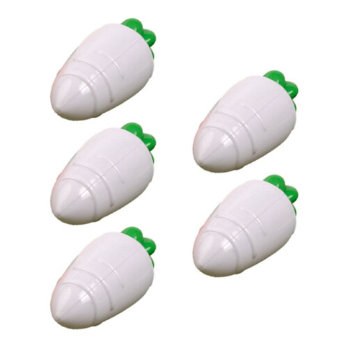 5pcs Transparent Easter Plastic Carrots Candy Box  Easter Gift Box Decorations B