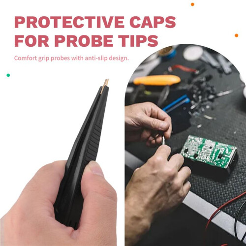 SMD SMT Chip Test Clip Multimeter Probe Tweezers for Capacitance Inductance Resistor Measurement Multi-Use Test Tool 2