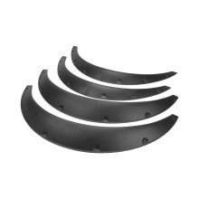 4PCS Universal Car Wheel Arch Flares ABS Black Wide Body Fender Set for Styling and Protection