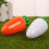 5pcs Transparent Easter Plastic Carrots Candy Box  Easter Gift Box Decorations B 2