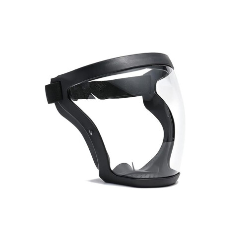 Work Protection Mask Full Face Protector Shield Transparent Facial Protector Face Dustproof with 10 Filter Black 1