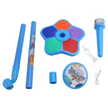 Kids Microphone with Light Stand Toy,Height-Adjustable Microphone,Brain-Training Educational Toys Birthday Gift