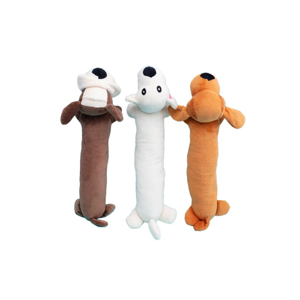 3Pcs Pet Dog Toy Interactive Squeak Molar Plush Toy For Dogs Fit For Pet Funny Chew Toy Pets Supplies 4714092798122
