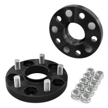 20mm Hubcentric Wheel Spacers 5x114.3 Forged Aluminum M12x1.5 for Honda Acura Models, 2pcs