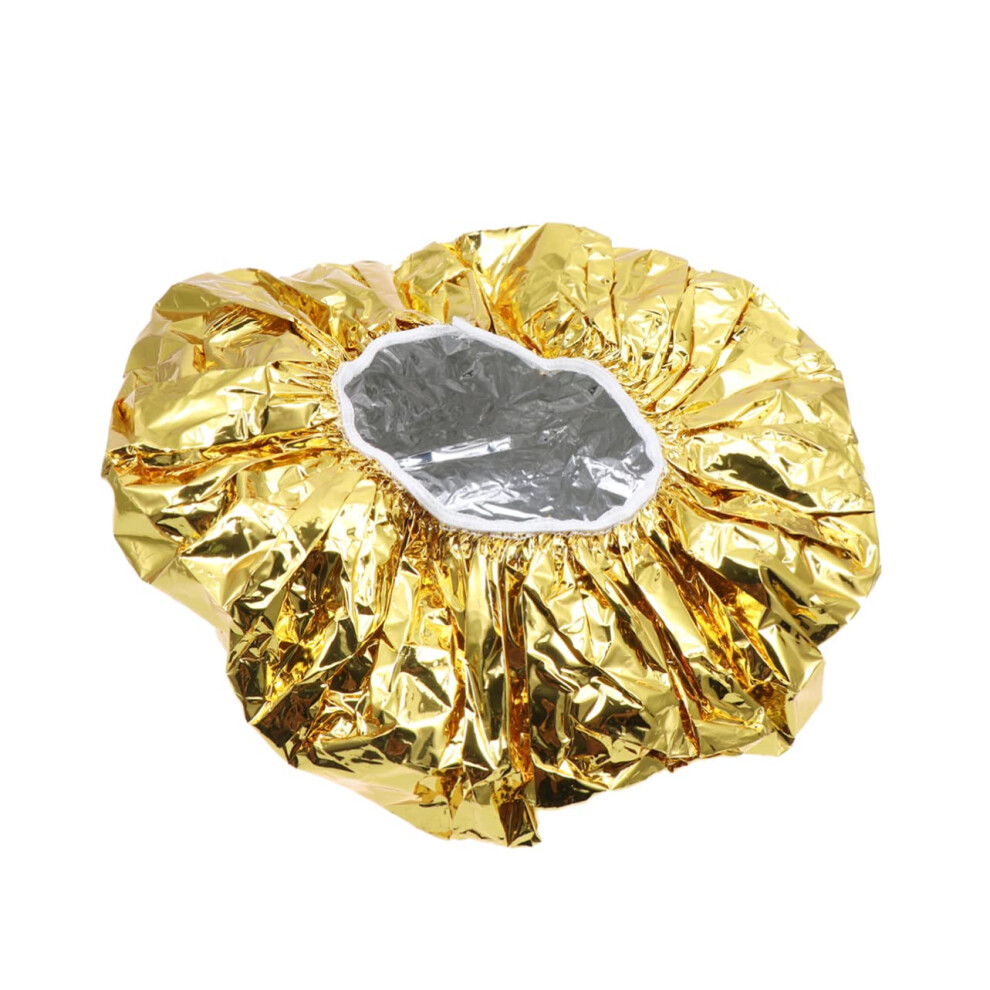 6pcs Aluminum Foil Hair Cap with Heat Retention for Styling and Moisture Protection Salon Home
