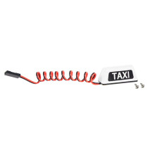 Luz de Techo para Coche TAXI Universal para Coche RC 1/10 RV 1/8 Vehículo de Escalada Vehículo Todoterreno DIY Retrofit RC Car R160 Blanca