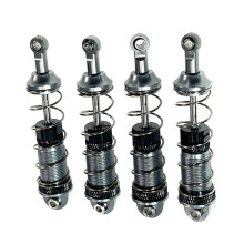 4Pcs Alloy Front Rear Oil for MJX 16207 16208 16209 16210 H16 H16BM 1/16 RC Car Upgrades Parts Titanium
