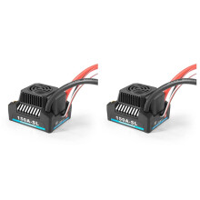 2X Waterproof 2-4S Brushless ESC with 5.8V-6.1V/3A BEC for 1/8 1/10 1/12 RC Model Car Truck Buggy Boat,150A