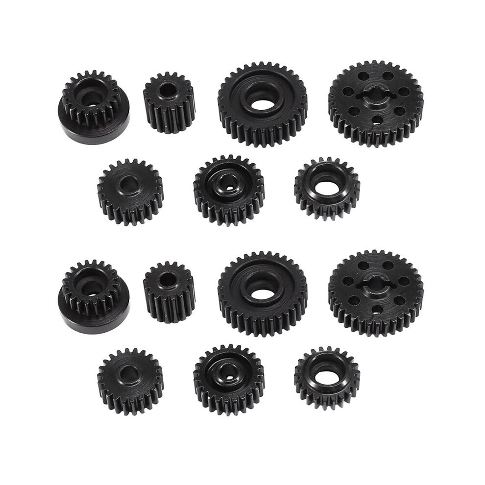2X Metal Steel Transmission Gearbox Gears Set For Yikong Yk4082 Yk4102 Yk4103 Absima Sherpa Rc Crawler Car Upgrade Parts 4712859805557