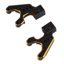 4x Metalen Schokdemperbevestiging voor de Achterkant van de 1/24 RC Crawler Car voor Axial SCX24 90081 AXI00001 Upgrade-Onderdelen