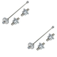6 Stks Alle Metalen Differentieel Hoofdas aandrijfas Versnellingen Set voor Hosim XLH 9125 RC Auto Upgrade Onderdelen Accessoires