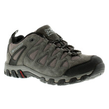(Grey, 8 (Adults')) Karrimor Mens Walking Shoes Trainers Supa 5 Leather Lace Up grey UK Size