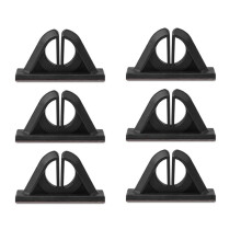 6pcs Fishing Rod Holder, No-Drill Fishing Rod Holders for Garage, Rod Holders for Fishing Boat