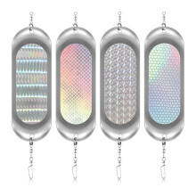 4Pcs Fishing Bait Lure Diving Board Swivel Luminous Planer Board Kokanee Dodger Fishing Flashers Fishing Trolling Tackle