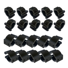 20 Pieces Regular Fishing Rod Storage Clips, Fishing Pole Holder Clip Storage Rack, 2 Style & 10Pcs Each Style - for Hold Handle, Small for Hold