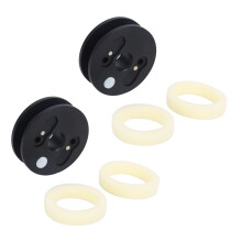 2X Dummy Hub Fahrradkettenhalter Halter Fahrradkettenhalter Werkzeug für Die Fahrradreinigung Transport Schmiermittel Lagerung