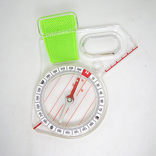 2X Professional Outdoor Thumb Compass Competition Elite Direction Compass Portable Compass Map Scale 1