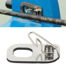 Recurve Bow Arrow Rest, Double Wire, 6061 T6 Alloy, Silver, 3.5x1.9x2.1cm