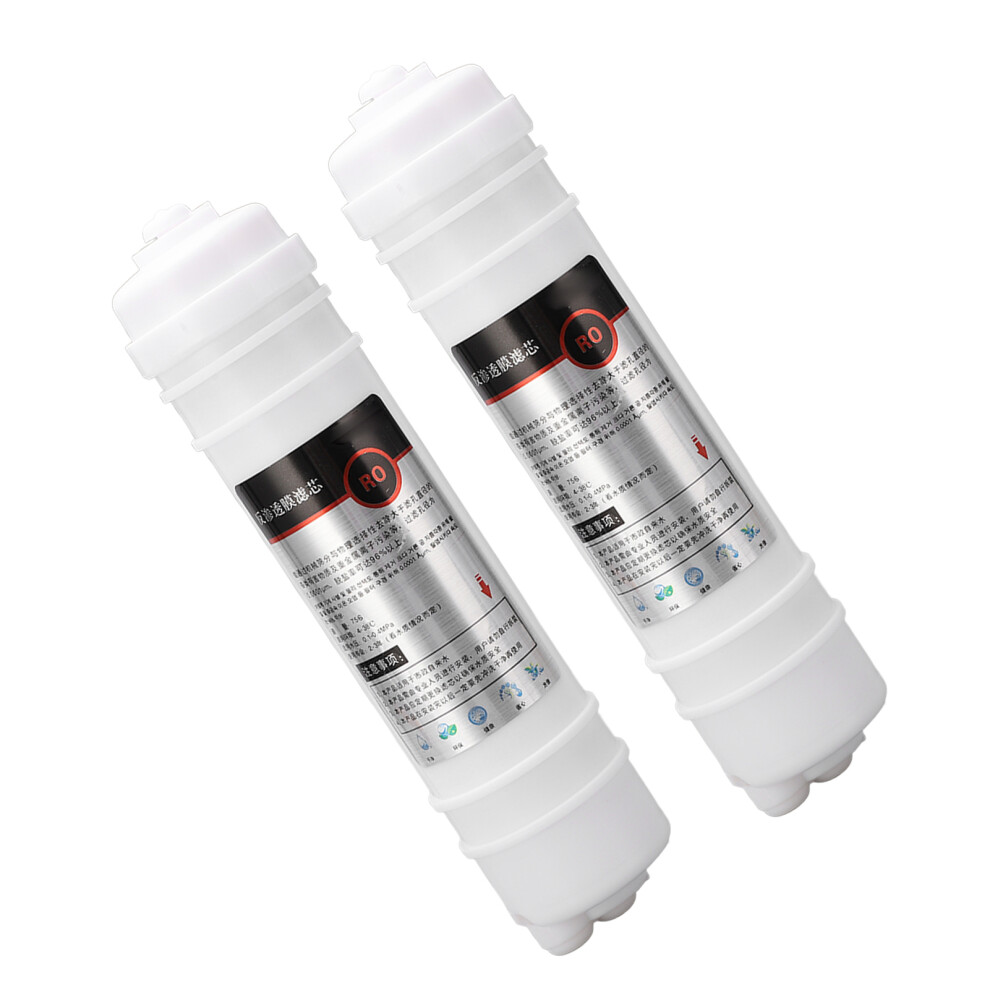 2Pcs Water Purifier Ro Filter Element 10In 75G Quick Connect 9431390221835