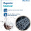 2Pcs 10in Water Purifier Filter Element 75g RO Membrane Quick Connect 3