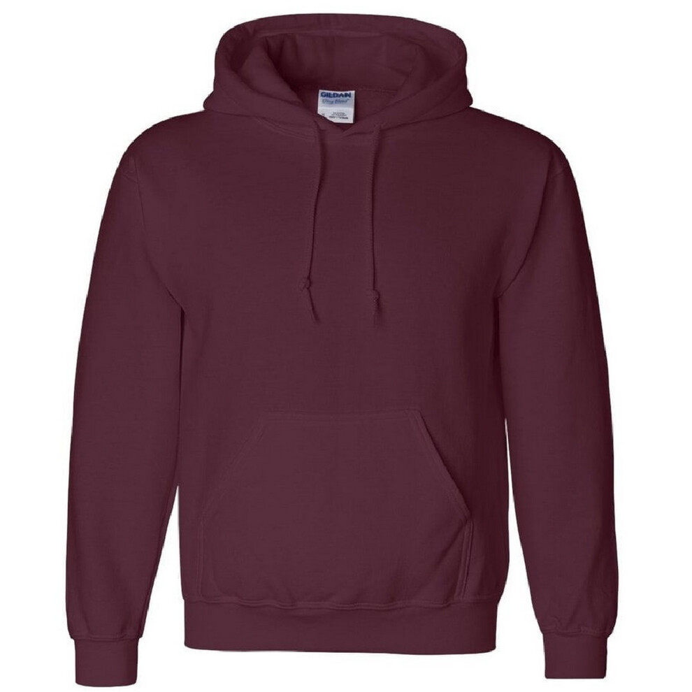 Gildan (M, Maroon) Heavyweight Dryblend Adult Unisex Hooded Sweatshirt Top / Hoodie (13 Colours) Multicoloured