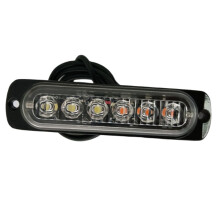 2St LED Strobe Varningsljus Strobe Grill Blinkande Lightbar Lastbil Bil Beacon Lampa Trafikljus 12V 24V Gult Ljus