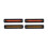4PCS Smoked Shell Car Front Rear LED Side  Light for  H2 2003-2009 Single Row Light 1