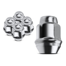 5 Pack Steel Lug Nuts for Front or Rear Wheels, Fits Jeep Wrangler CJ5 CJ7 Cherokee JK