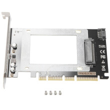 Expansion Adapter Card U2X16 PCIE3.0 X4X16-U.2 Adapter Card SFF8639 Multifunctional Expansion Card Stöder U.2 SSD,A