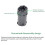 Waterproof LED Display Plug Stage Lighting Equipment Multi-Function Convenient Lighting Power Connector Plugs, A-Yellow 1