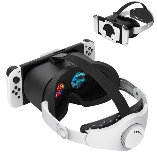 VR Headset 3D Virtual Reality Glasses Adjustable Headband 3D VR Virtual Reality Glasses for   & OLED 2