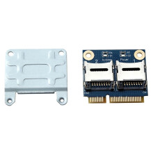 Pci-E-Adapter 2 SSD HDD voor Laptop Dual Micro- SDHC SDXC TF Naar PCIe-Geheugenkaartlezer