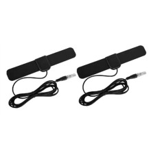 2 Stück TV-Antenne 4K 1000 Meilen Indoor HDTV Digitale Tragbare Antenne Signal Free View TV-Antenne