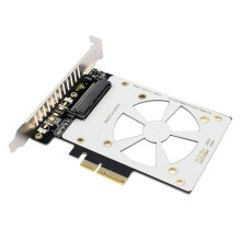 Adaptador U.2 para PCIE PCI Express 3.0 X4/X8/X16 para SFF-8639 Adaptador U.2 para Adaptador SSD  NVMe PCIE U2 de 750 2,5 Polegadas