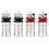 Rhodium Plated Speaker Amplifier Binding Post Terminal Banana Plug Socket Output Connector Hifi Audio DIY 1