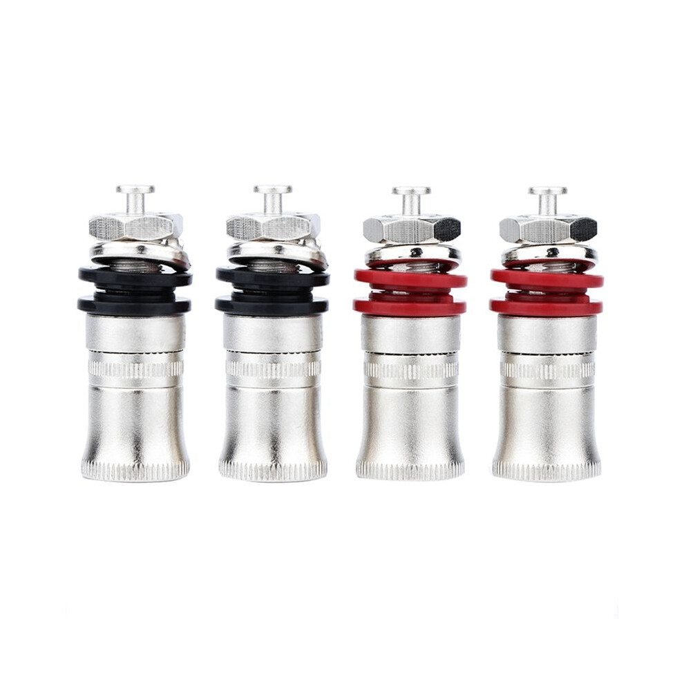 Rhodium Plated Speaker Amplifier Binding Post Terminal Banana Plug Socket Output Connector Hifi Audio Diy 4711076889739