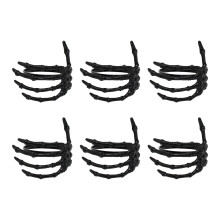 Geisterhand Legierung Serviettenring Halloween Geschirr, Schwarz, 5,55cm