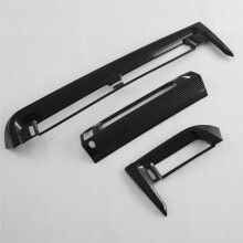 ABS Carbon Fiber Car Dashboard Air Vent Outlet Cover Trim Instrument Panel Air Vent Frame for X1 U11 2023 2024 RHD