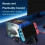 Controller Stand, Headphone Holder, Game Controller Headset Hanger for All Universal Gaming PC Accessories, 2 Tier 6