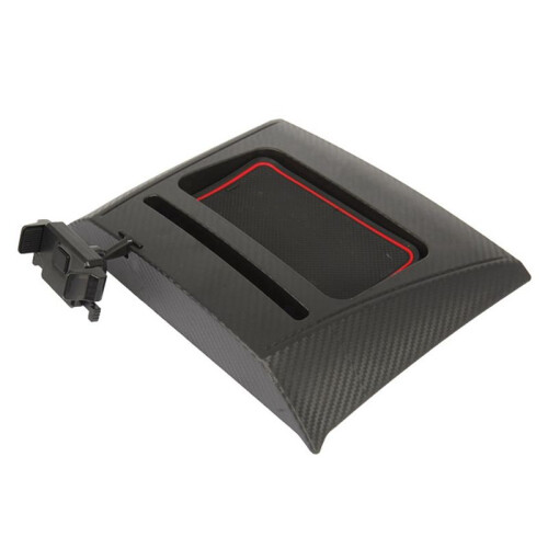 Dashboard Oraganizer Tray with Phone Holder Clip for  Mustang 2015+ Center Console Stowing Storage Container Box 1