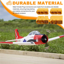 5Pair XT60 (2+4) Male Female Plug Connector with Signal Pin and Sheath Solder Wire Accessories for RC Model Airplane