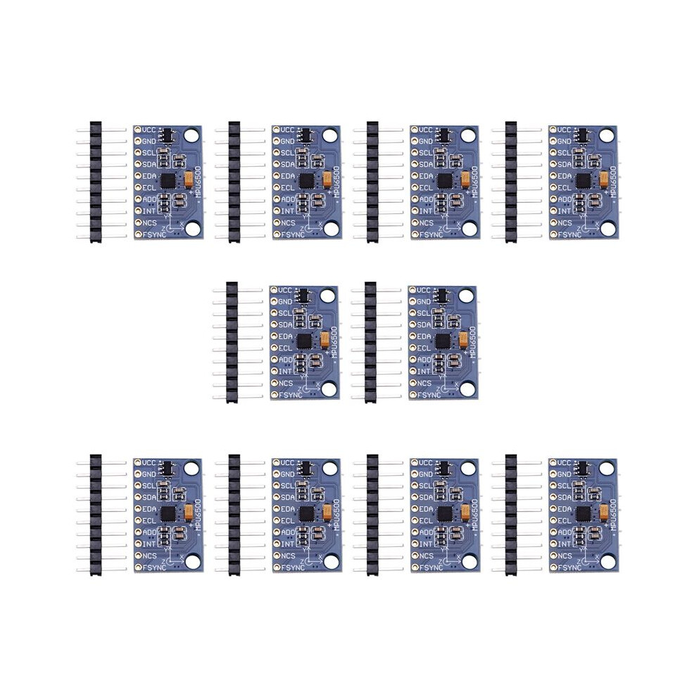 10Pcs Mpu6500 Gyroscope Accelerometer Sensor Module 6-Axis Gy-6500 Sensor Module Iic Communication Protocol 4713684624153