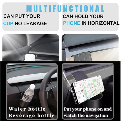 Cup Holder for  Model 3 Highland 2024 Instrument Panel Phone Holder Accessories 2