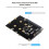 Waveshare PCIe to Dual Channel M.2 Adapter Board Module for Raspberry Pi 5 5Gbps Module Hard Disk Read/Write Faster Module 7